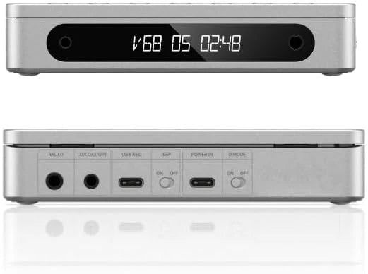 Multifunctional portable stereo CD player. equipped with long-lasting batteries. supports USB copying function. has optical/coaxial/3.5mm/4.4mm output interfaces (transparent (Bluetooth))
