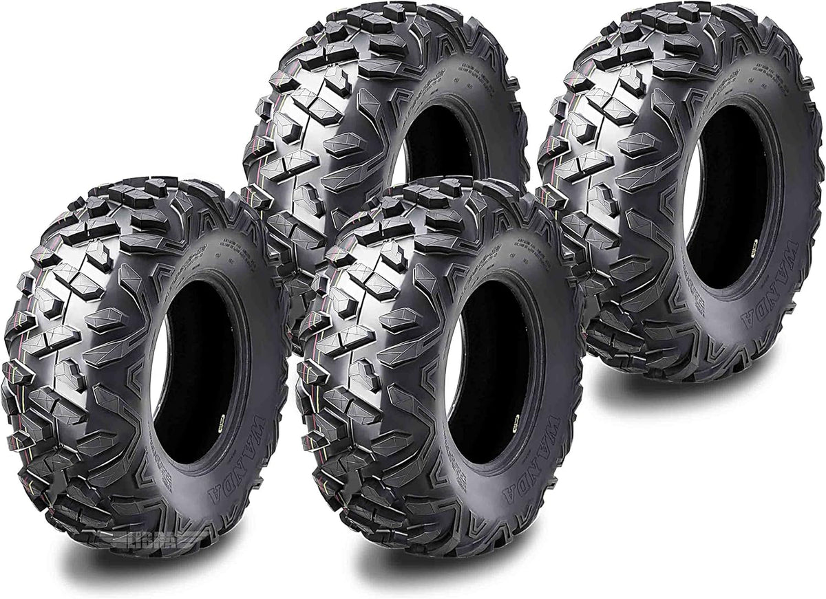 Set of 4 New ATV/UTV Tires 27x9-14 Front & 27x11-14 Rear /6PR P350-10385/10386...
