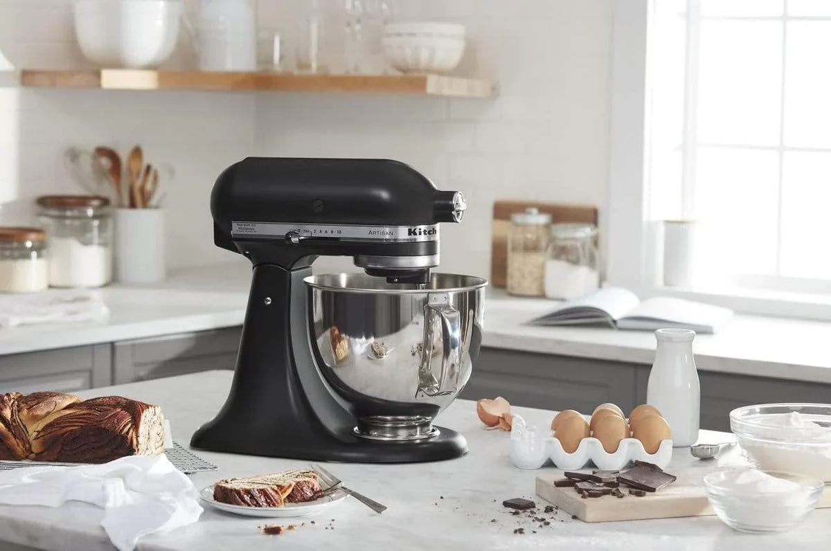 5-Quart Tilt-Head Stand Mixer. Electric Kitchen Mixer with Bowl. Multi-Speed Settings for Baking. Mixing and Food Preparation