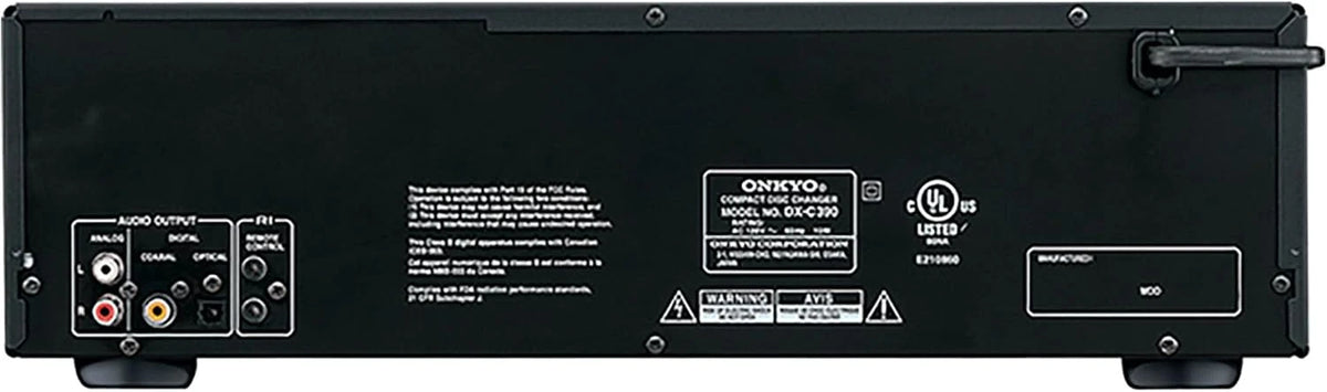 6-Disc CD Changer. Black