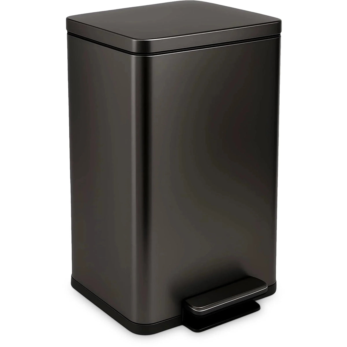 13.2 Gallon Step Trash Can. Hands-Free Kitchen Garbage Bin with Odor Control