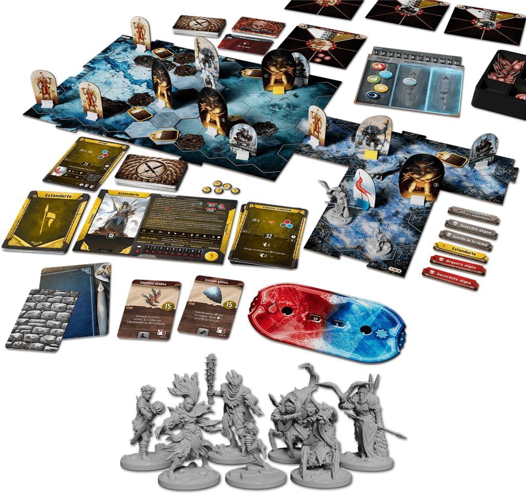 Cephalofair Games Frosthaven. Juego de Mesa cooperativo. de campaña ambientado en un Universo Helado. Desde 14 años. 1-4 Jugadores. 30 Minutos de