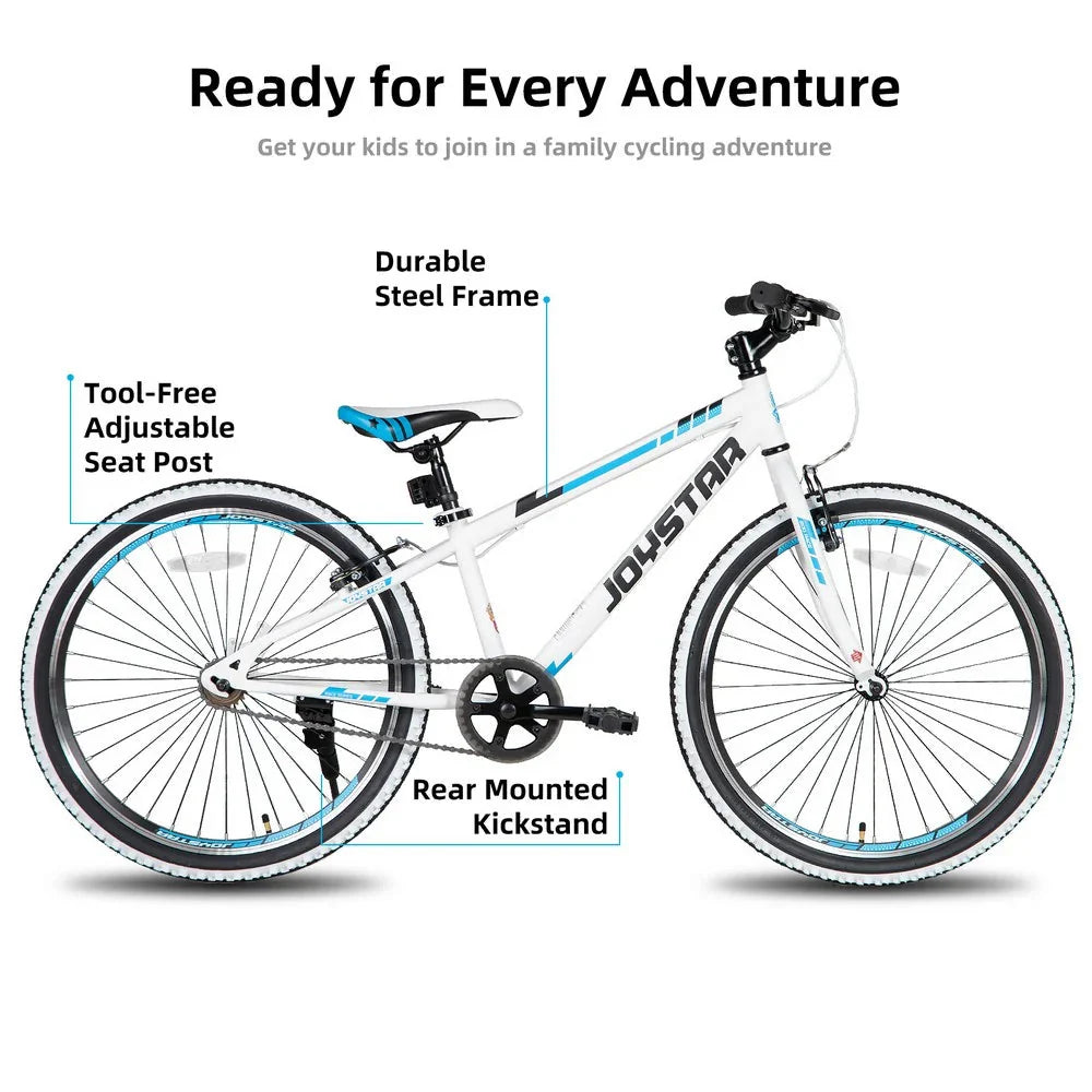20-Inch/24-Inch Kids Mountain Bike. Single-Speed Bicycle