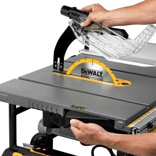 10 15A Table Saw with Rolling Stand – 32-1/2 Rip Capacity. Portable Jobsite Saw