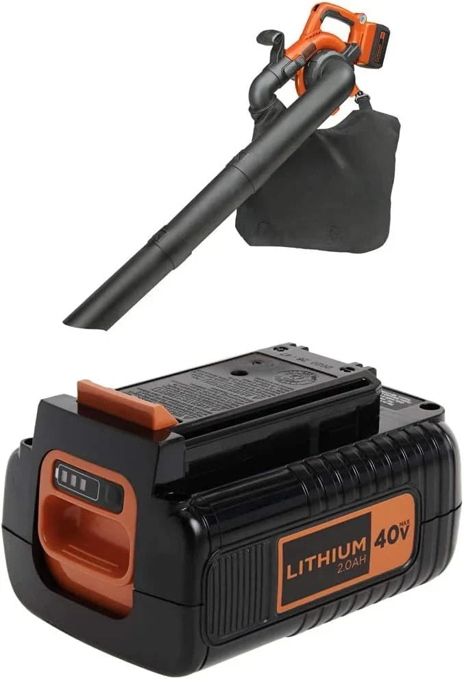 40V MAX Blower/Vacuum with Extra Battery. 2.0-Ah