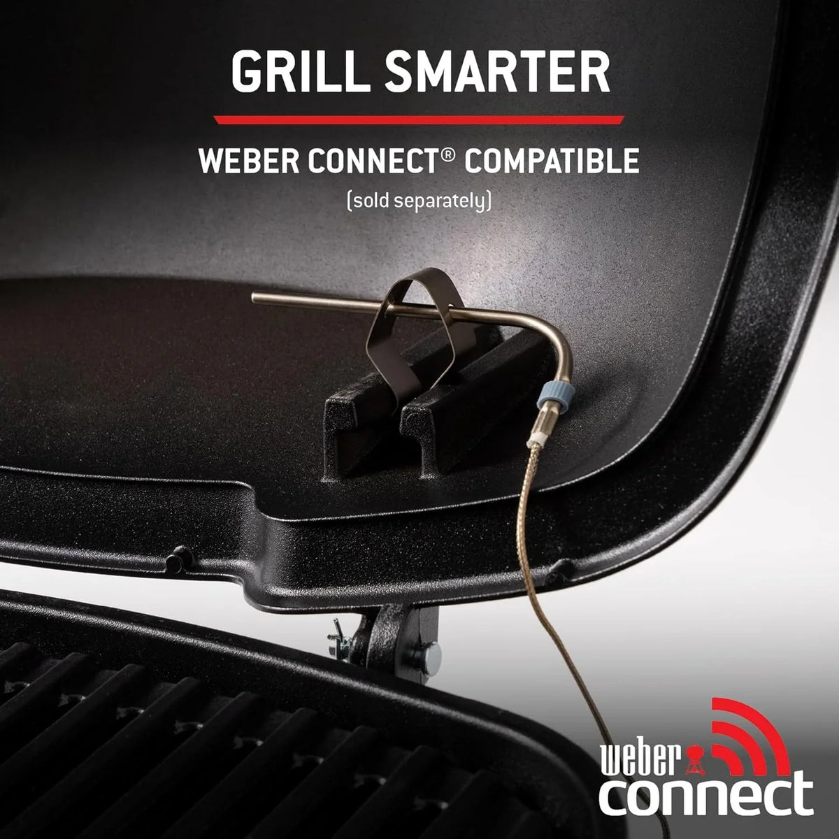Weber Q 1200N Gasgrill mit Seitentischen/leichter Grill für Camping. Terrassen & Balkone mit Hochleistungsbrenner. porzellanemaillierten Gussrosten &