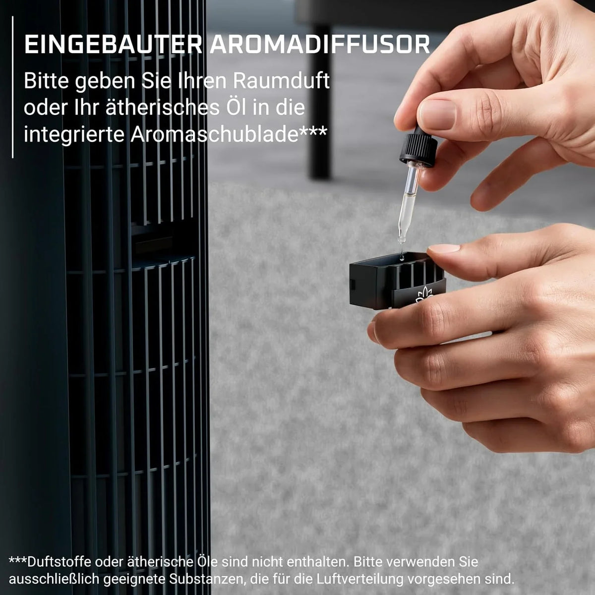 Rowenta Eole Silence Force Turmventilator. leistungsstark. Silent-Modus. 12 Geschwindigkeitsstufen. 5 Automatikmodi. Timer. 60-90°-Schwenkung.