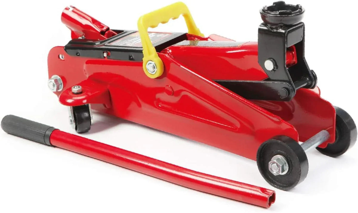 3 Ton Low Profile. Aluminum and Steel Racing Floor Jack with Dual Pistons Quick Lift Pump for Sport Utility Vehicle. Lifting Range 3-15/16 min to 18-