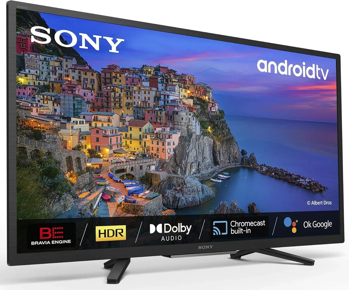 BRAVIA KD32W804 - Smart TV 32 Pulgadas HD Ready (Alto Rango Dinámico HDR. Android TV) Negro. Modelo 2022