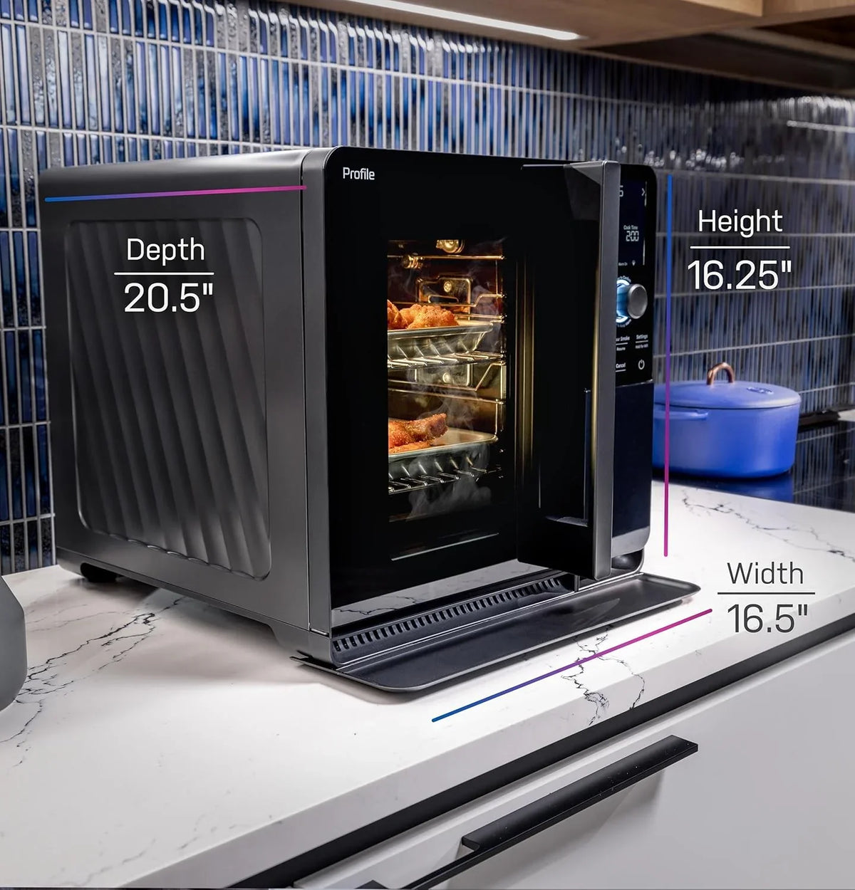 Smart Indoor Pellet Smoker. with Active Smoke Filtration. 5 Smoke Control Settings. WiFi Connected. Electric. Countertop BBQ Appliance. Black