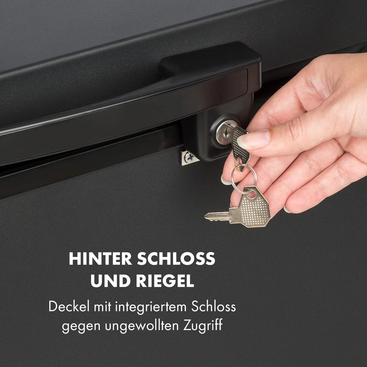 Klarstein Gefriertruhe Klein und Schmal. Freistehende Kleine Gefriertruhe. 78 Liter Tiefkühltruhe. Kleine Kühltruhe mit Einhängekorb.