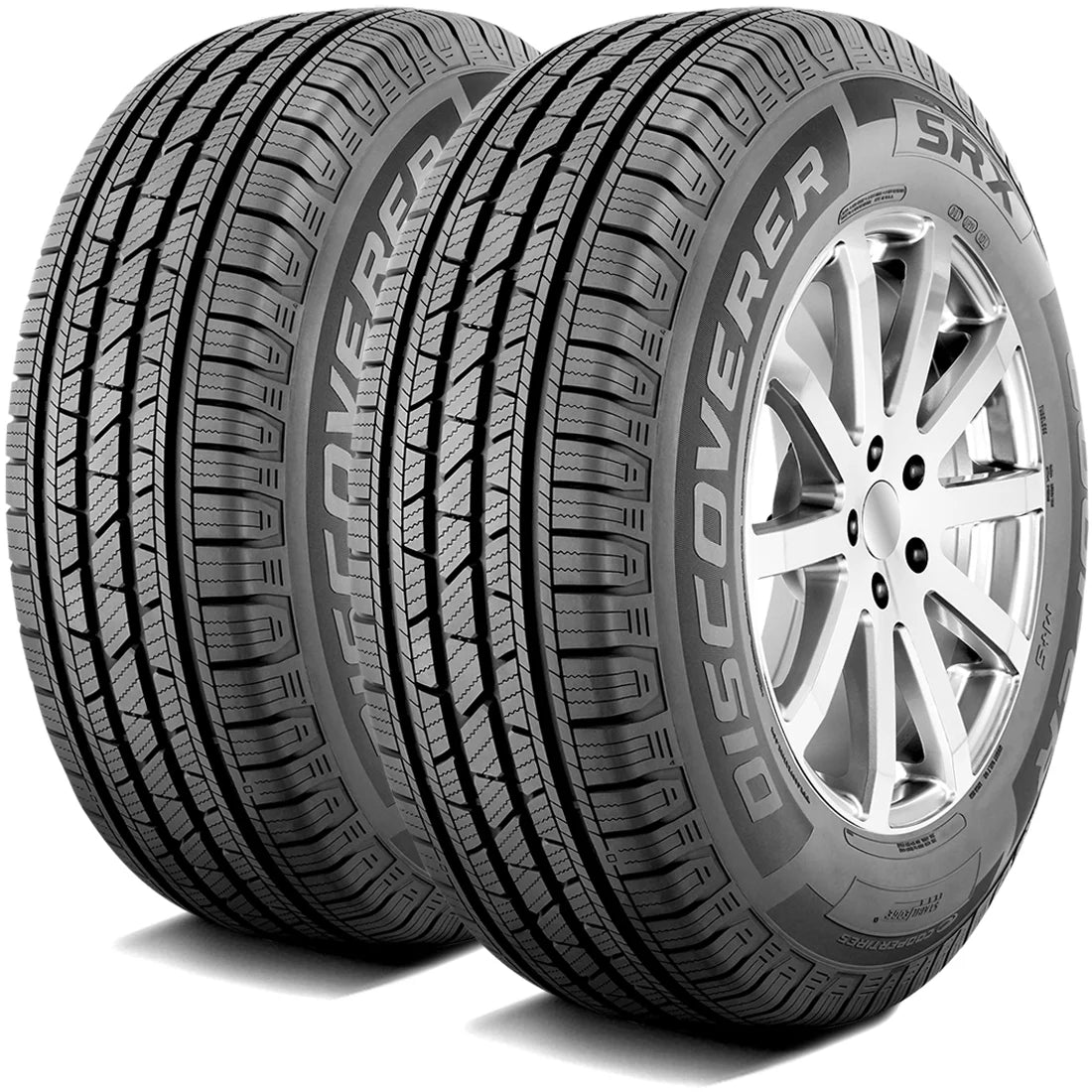 Pair of 2 (TWO) Cooper Discoverer SRX 235/60R18 107V XL A/S All Season Tire Fits: 2017-19 Honda CR-V EX-L. 2011-17 Honda Odyssey Touring Elite