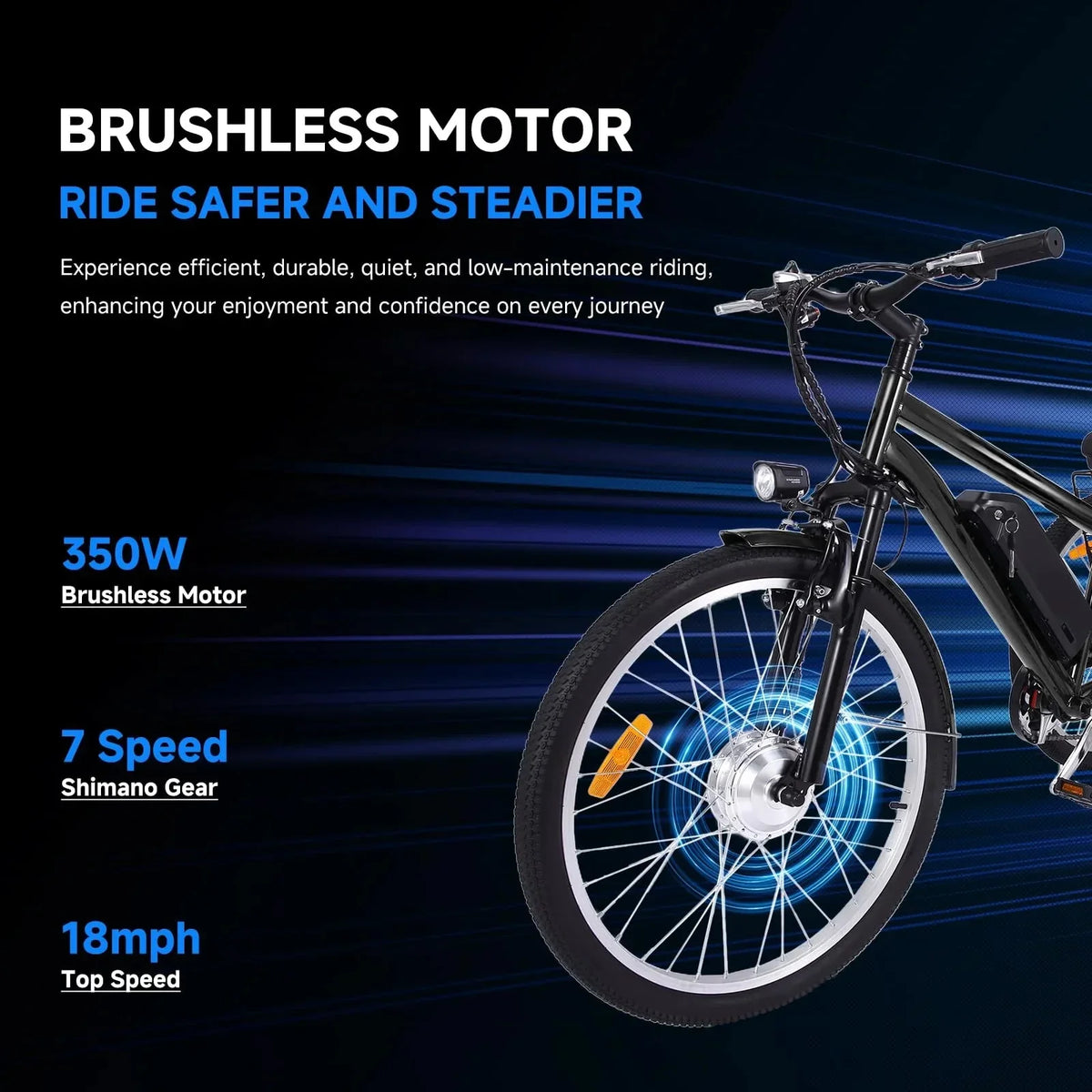 26 Inch Adult 3 Wheel Electric Tricycle with Basket. Fat Tires.7 Speeds.350W Powerful Motor. 36V 10Ah Removable Battery – Dark Gray