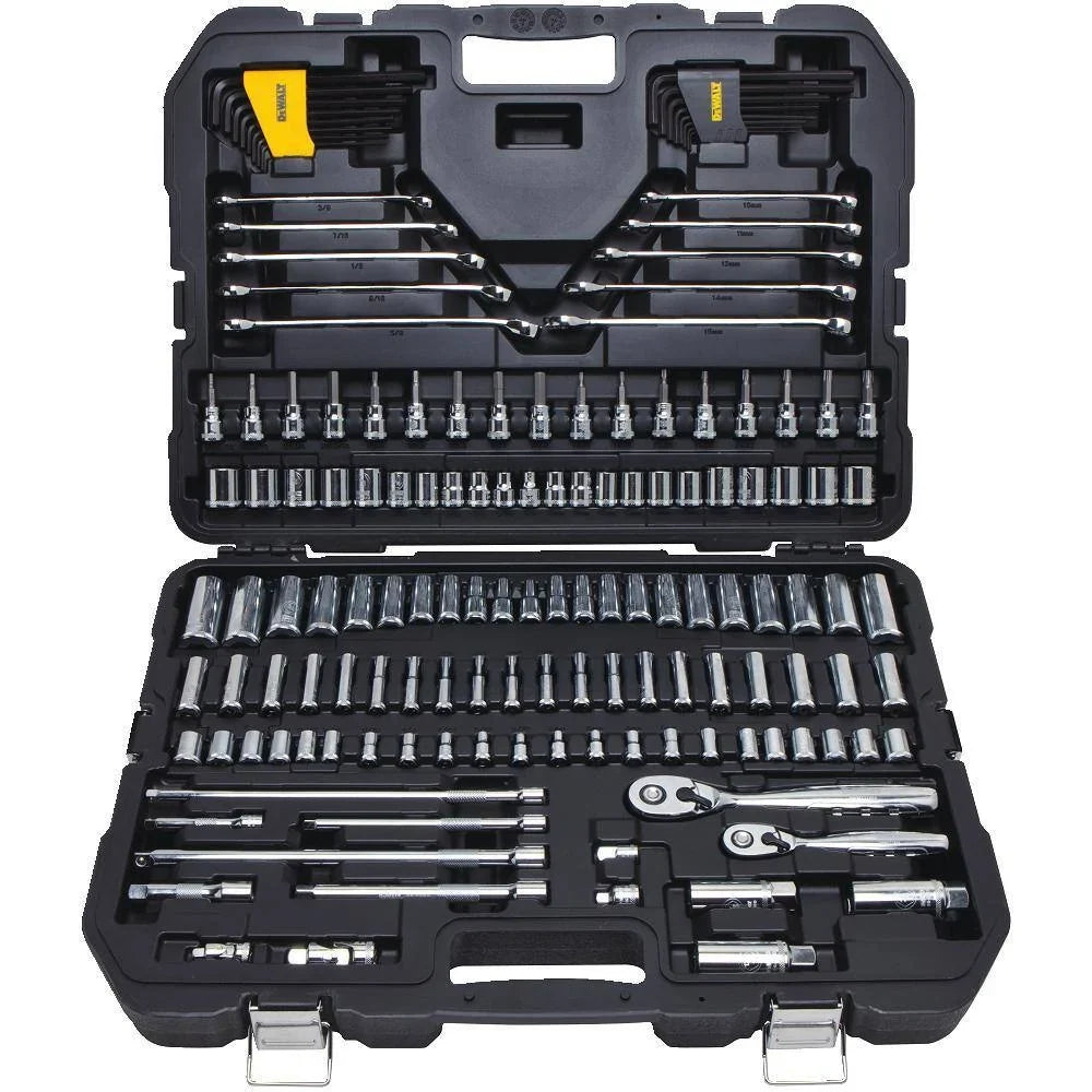 156-Piece Mechanics Tool Set. Professional Hand Tool Kit