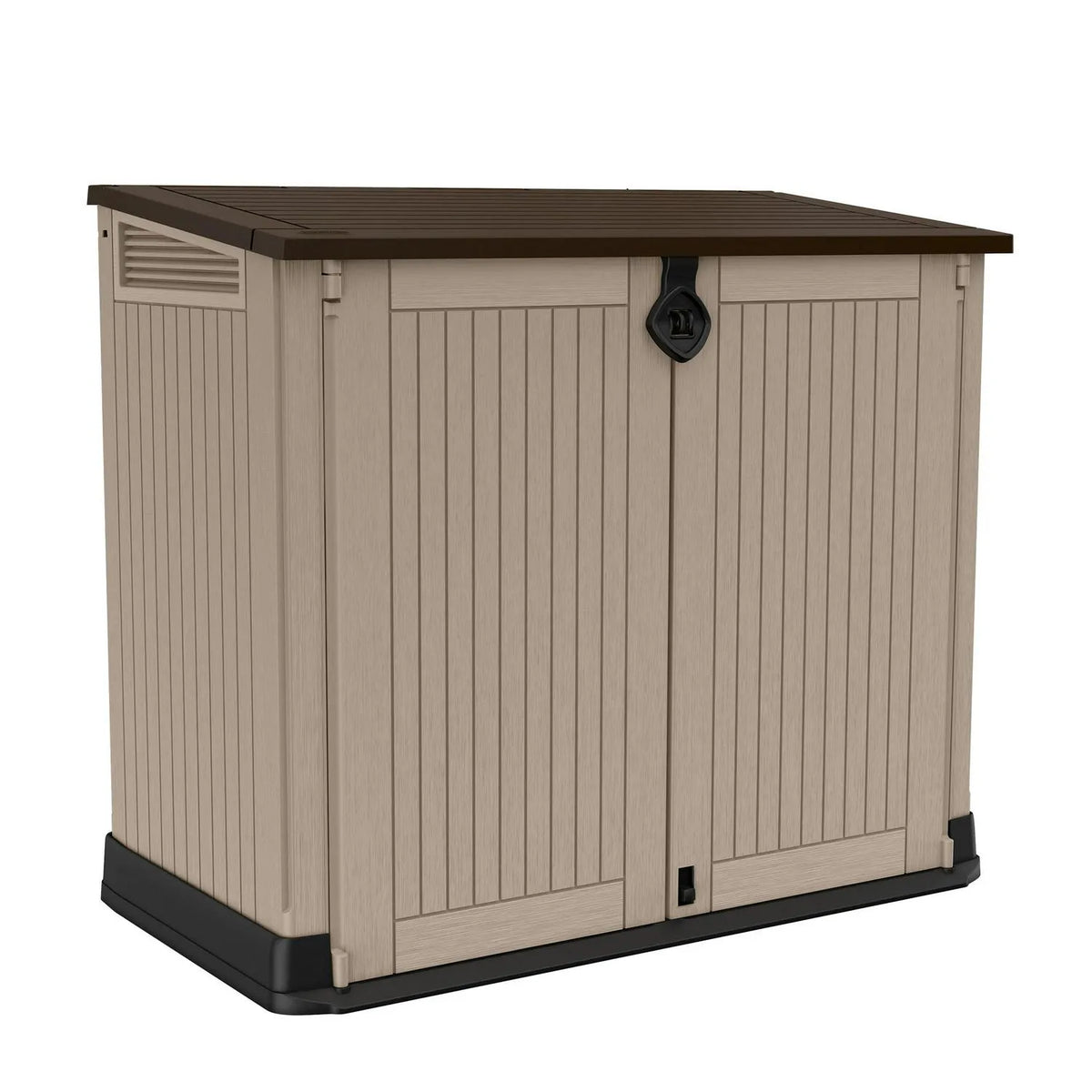 30 Cu. Ft. All-Weather Resin Storage Shed. Beige