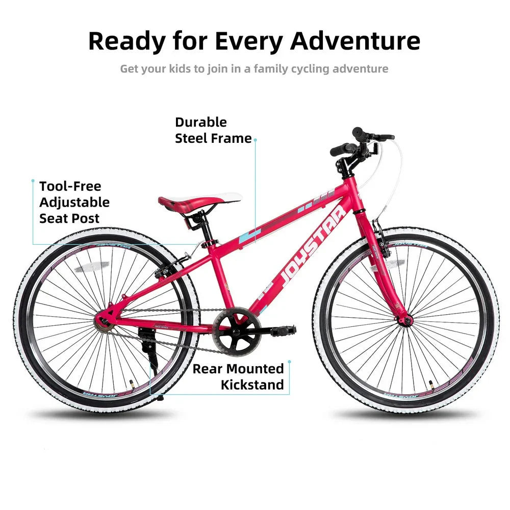 20-Inch/24-Inch Kids Mountain Bike. Single-Speed Bicycle