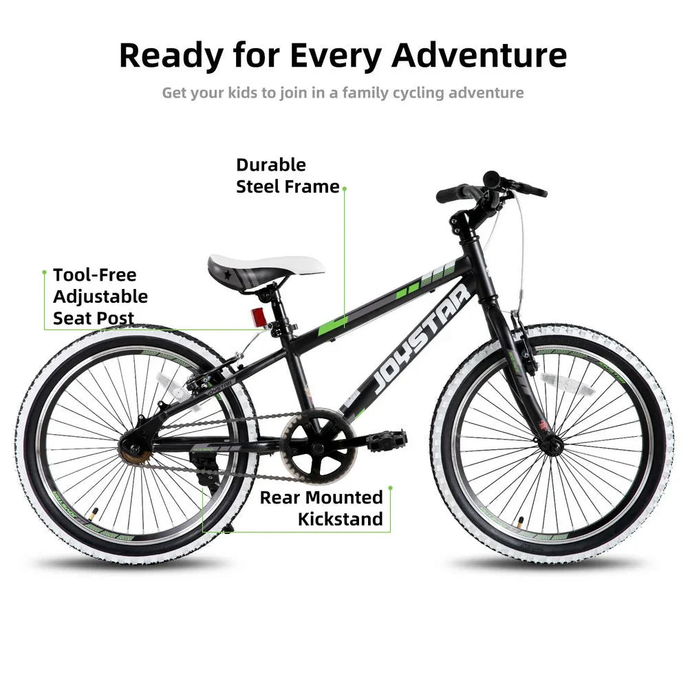 20-Inch/24-Inch Kids Mountain Bike. Single-Speed Bicycle