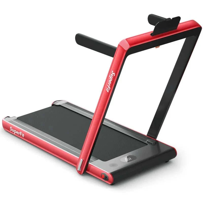 2-in-1 Folding Electric Treadmill. 2.25 HP. Under-Desk. with Dual Display and Smart App Control