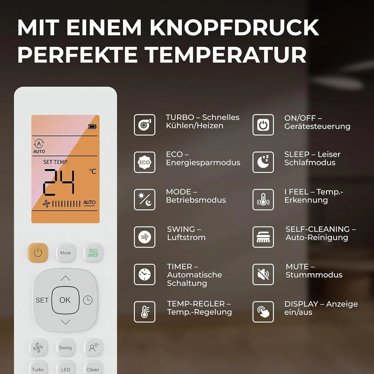 Kältebringer Multisplit Klimaanlage 2 Innengeräte - 18000 BTU - 5.3 kW - Inverter Klimagerät mit Heizfunktion. WiFi und App - sehr leise &