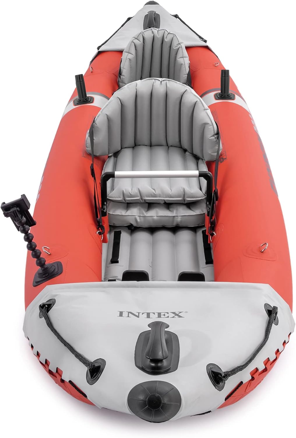 Excursion Pro Inflatable Kayak Set and Accessory Kit. Air Pump. and Carry Bag for Lakes and Rivers