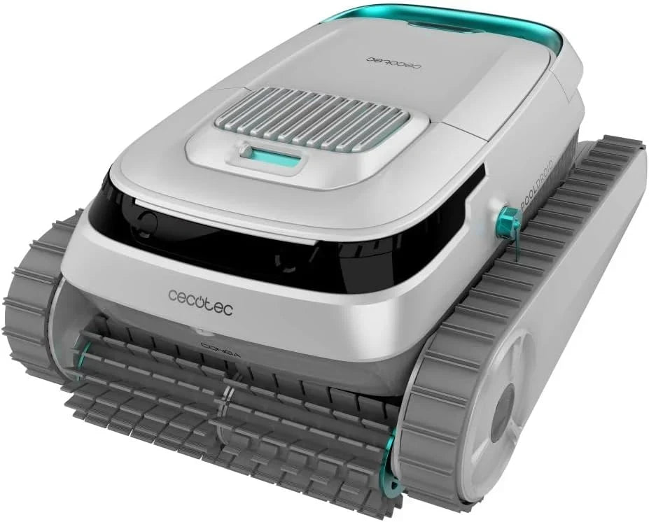 Cecotec Robot Limpiapiscinas para Fondos. Paredes y Línea de Flotación Conga Pooldroid 5000 TotalClean Pearl. Superficies 100m2. Pendiente Máx 90o.