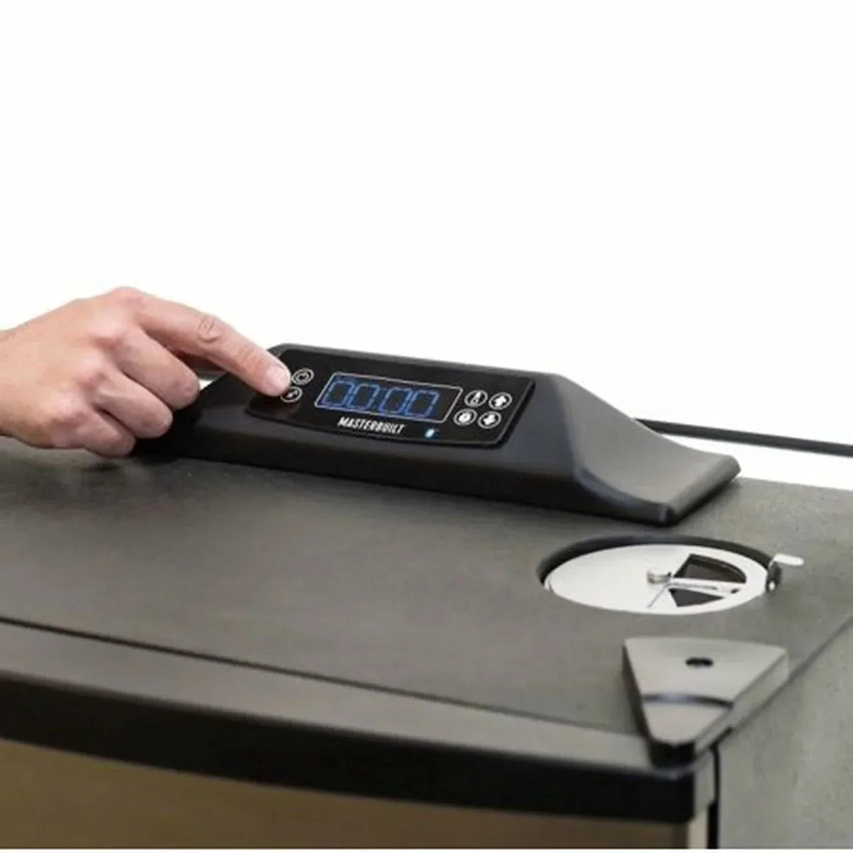 40-Inch Bluetooth Digital Electric Smoker. Stainless Steel