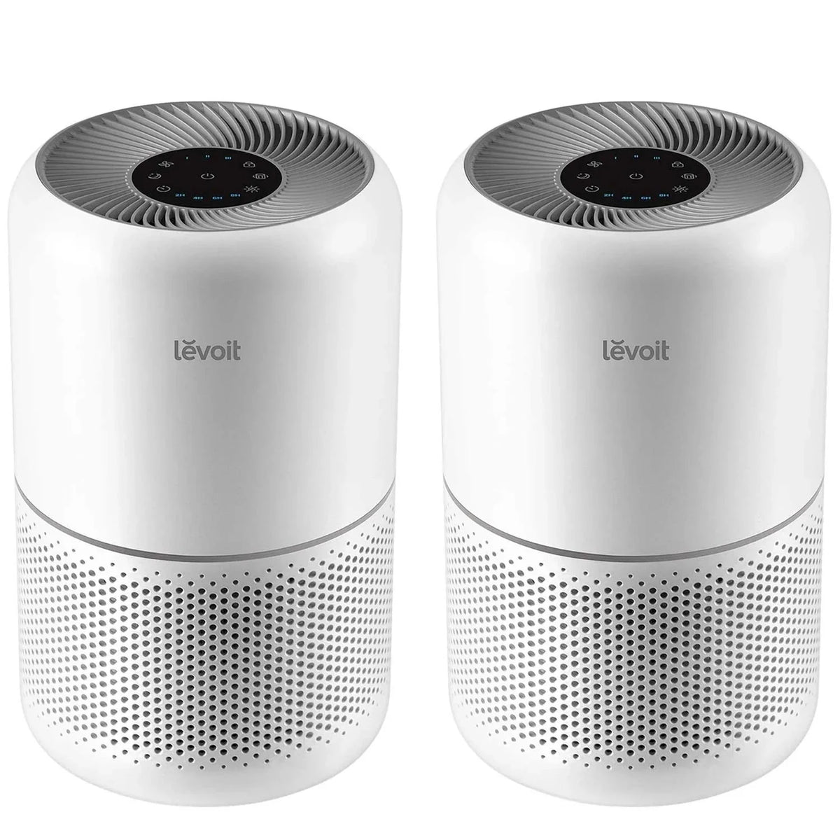 2 Pack Air Purifiers for Home. Compact Air Cleaners for Dust. Allergens. Pet Dander and Odors
