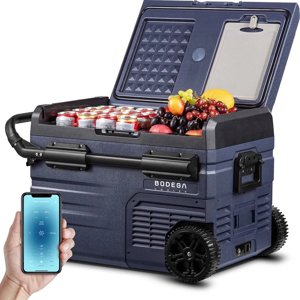 12 Volt 37 Qt. Portable Car Refrigerator. Car Freezer for Outdoor. Camping. Travel. RV.APP Control