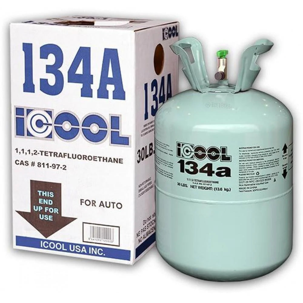 R134A Refrigerant. Full of R-134A. Net 30LB Tank. Suitable for automotive air conditioners. refrigerators-Make in USA