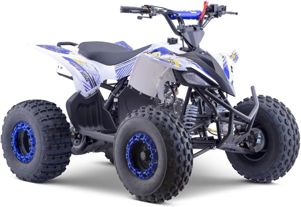 MINIQuad Infantil 125cc Gasolina automático con Marcha atrás. Azul. Carga máxima 120 kg (Solo para circuitos Cerrados)