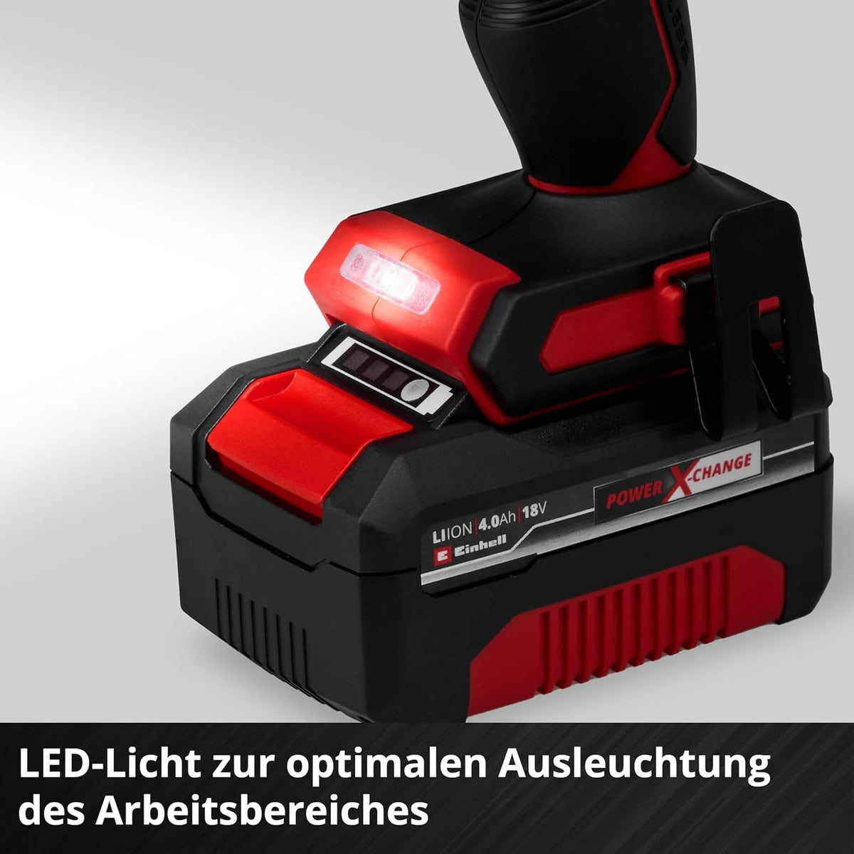 Einhell Professional Akku-Schlagschrauber IMPAXXO 18/450 (1x4.0Ah) Power X-Change (18 V. 450 Nm. Brushless. Außenvierkant-Aufnahme. inkl. 4 Ah Akku.
