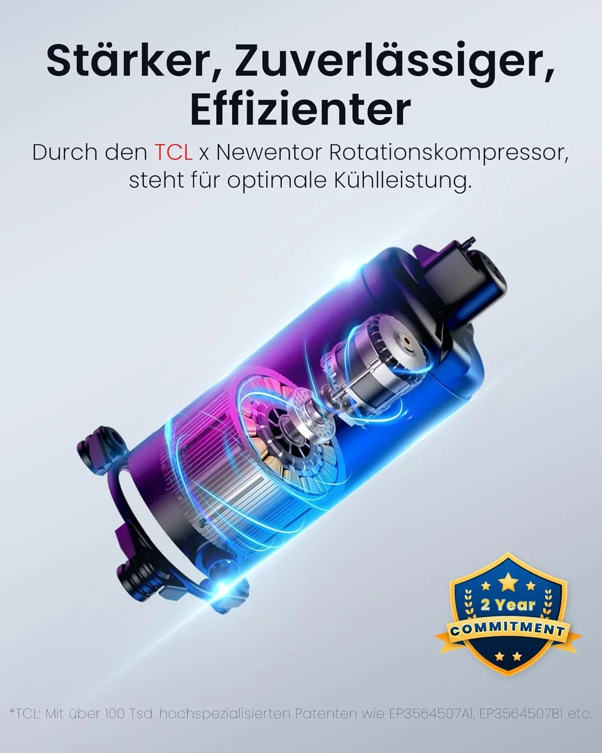 Newentor mobile Klimaanlage 14000 BTU. Klimaanlage mobil mit Abluftschlauch für Räume bis 50m2. kühlen/entfeuchten/ventilieren mit Fernbedienung