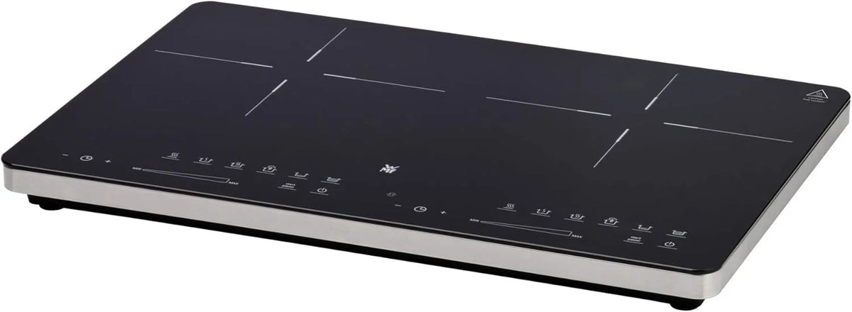 WMF Kult X Doppel- Induktionskochfeld 2 Platten. Kochplatte bis 28 cm. 2 Kochzonen. 8 Stufen. Topferkennung.Touch-Display. Glaskeramik. Timer-Funktion