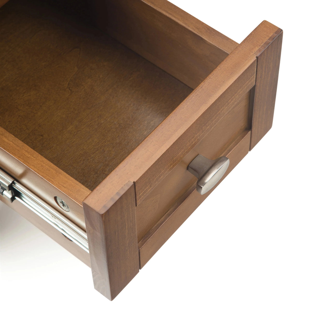 14 Wide Solid Wood Narrow Side Table. Rectangle Transitional Style Accent Table