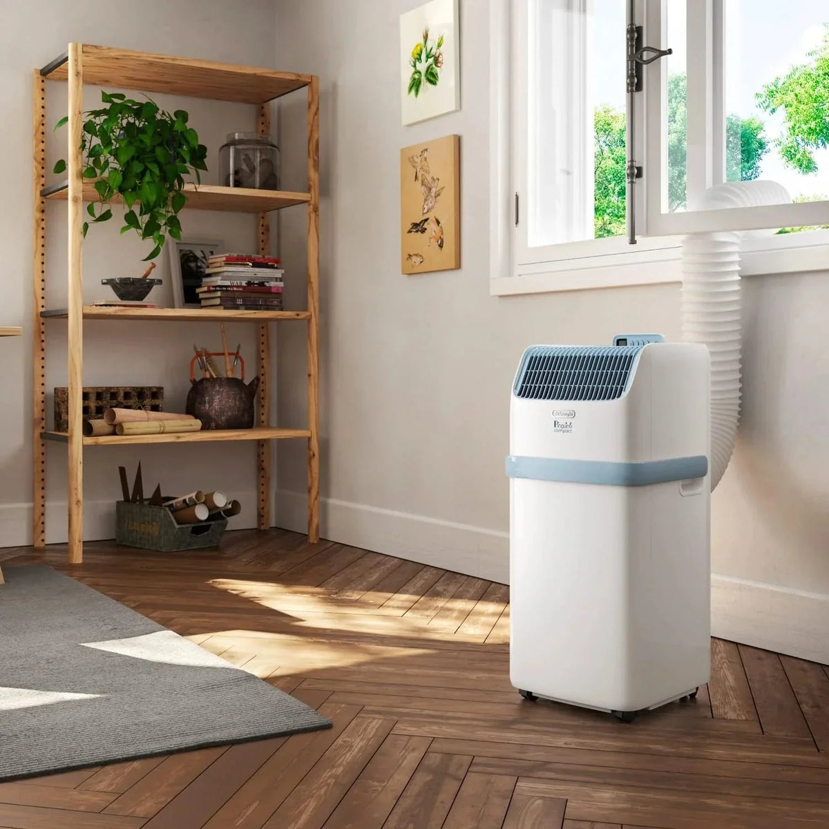 Pinguino Compact PAC ES72 YOUNG Aire Acondicionado Portátil 8.300 BTU/h. 2.1 kW. hasta 60m³. Función Deshumidificador y Ventilación. Temporizador 24