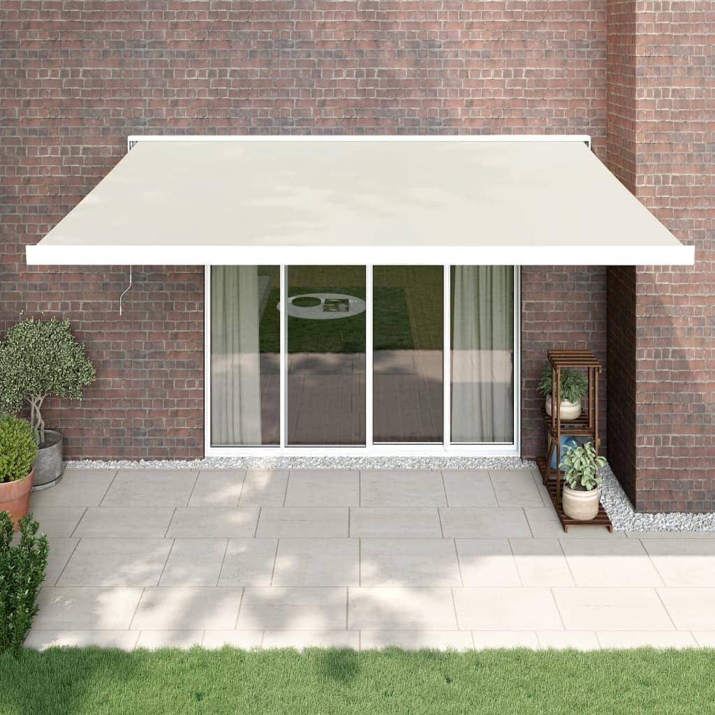 Toldo Articulado Eléctrico con Mando a Distancia. Toldo Retráctil 4x3 m. Toldo Exterior Enrollable. Toldo con Abrazadera. Toldo Motorizado Incluye