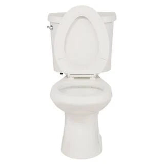 2-Piece 1.28 GPF High-Efficiency Single-Flush Elongated Toilet. White