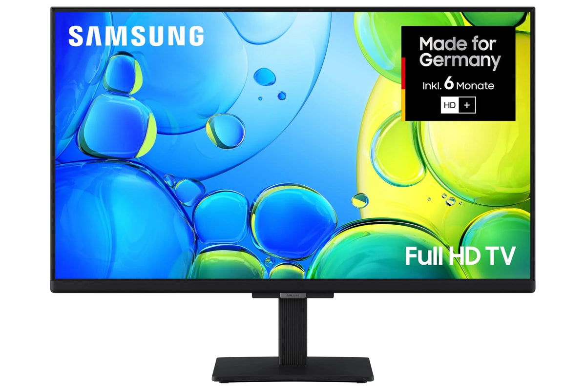 Samsung Full HD F6009F 24 Zoll (61 cm) LED Flachbildfernseher. PurColor-Technologie. HDR. Object Tracking Sound Lite. Knox Security. One UI Tizen.