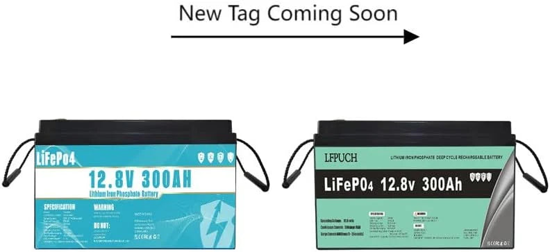 LiFePO4 Batterie 12V 300Ah Lithium Eisenphosphat Batterie. ausgestattet mit 300A BMS. Lebensdauer über 8 Jahre. geeignet für Camping. Solarenergie.