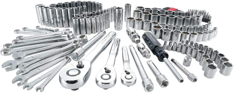 189-Piece Mechanics Tool Set. 1/4-Inch and 3/8-Inch Drive