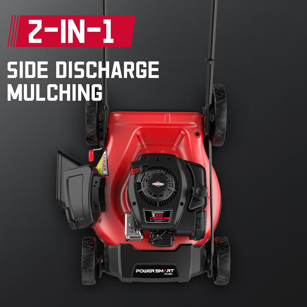 21 2-in-1 Push Lawn Mower. 125cc Engine. Adjustable Cutting Height. Lightweight. Easy Assembly