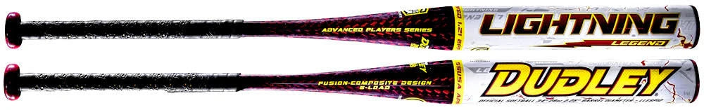 Dudley Lightning Legend LLESP12 34/27 Slowpitch Softball Bat. Fusion Composite. 12锟芥�锟斤拷 Barrel. End-Loaded. SSUSA Approved