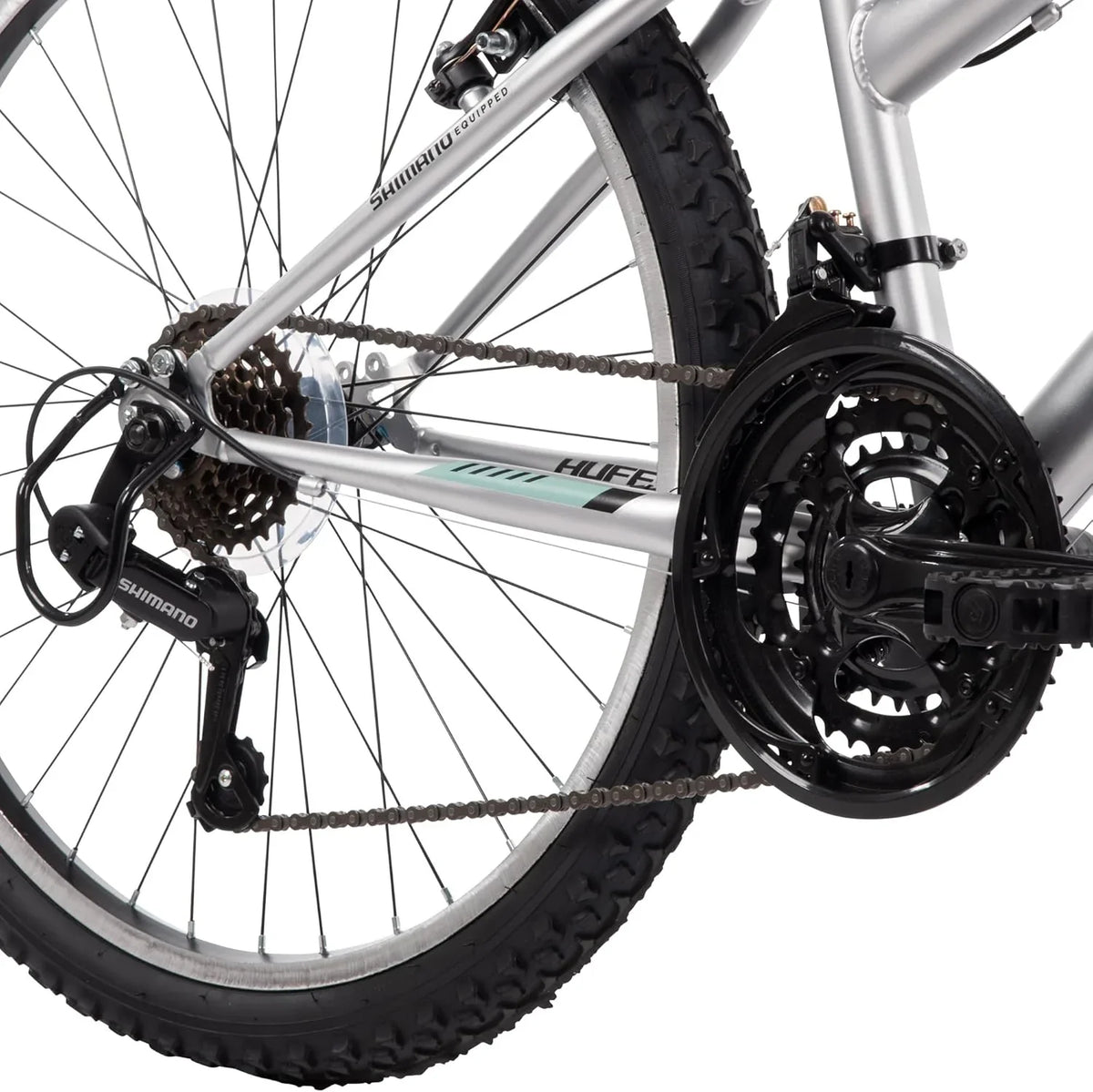 Mountain Hardtail Mountain Bike for Boys/Girls/Men/Women. 20/24/26 Sizes. 6 or 21 Speed Shimano Twist Shifting. Front or Dual Suspension. Comfort Saddle. Sleek Colors