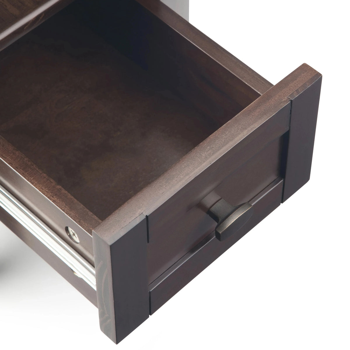 14 Wide Solid Wood Narrow Side Table. Rectangle Transitional Style Accent Table