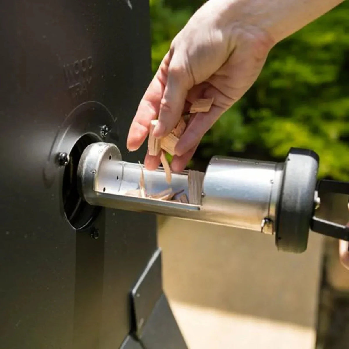 40-Inch Bluetooth Digital Electric Smoker. Stainless Steel