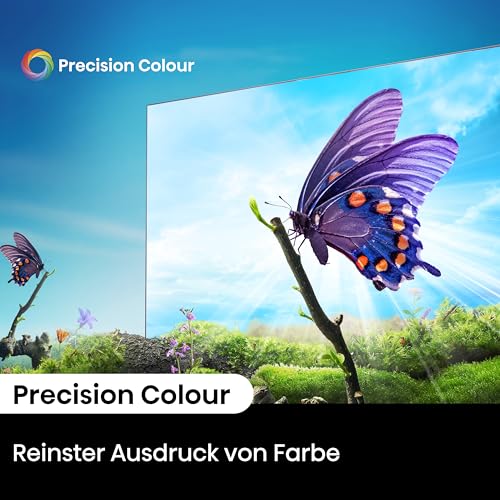 Hisense 43E6NT 108cm (43 Zoll) Fernseher. 4K UHD Smart TV. Precision Colour. HDR. Dolby Vision. 60Hz. Triple Tuner DVB-C/S/S2/T/T2. WiFi. HDMI 2.1.