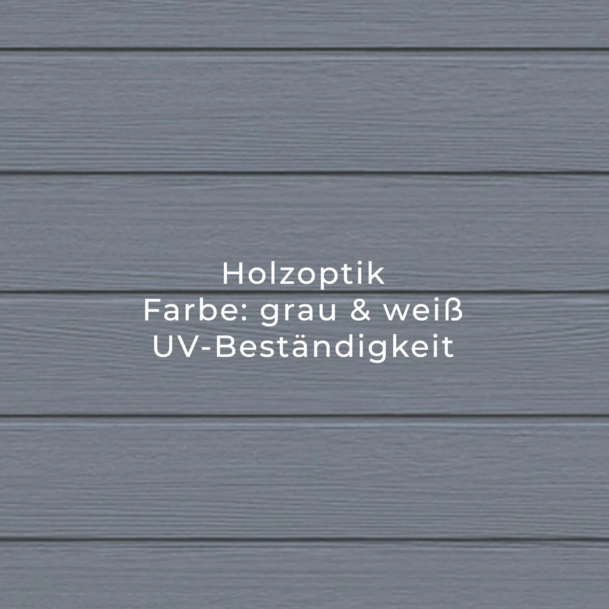 Gartenhaus Lönneberga 2.5m² Kunststoff | Polypropylen (PP) Geräteschuppen witterungsbeständig 124 x 191 x 167/199 cm (B x T x H) grau
