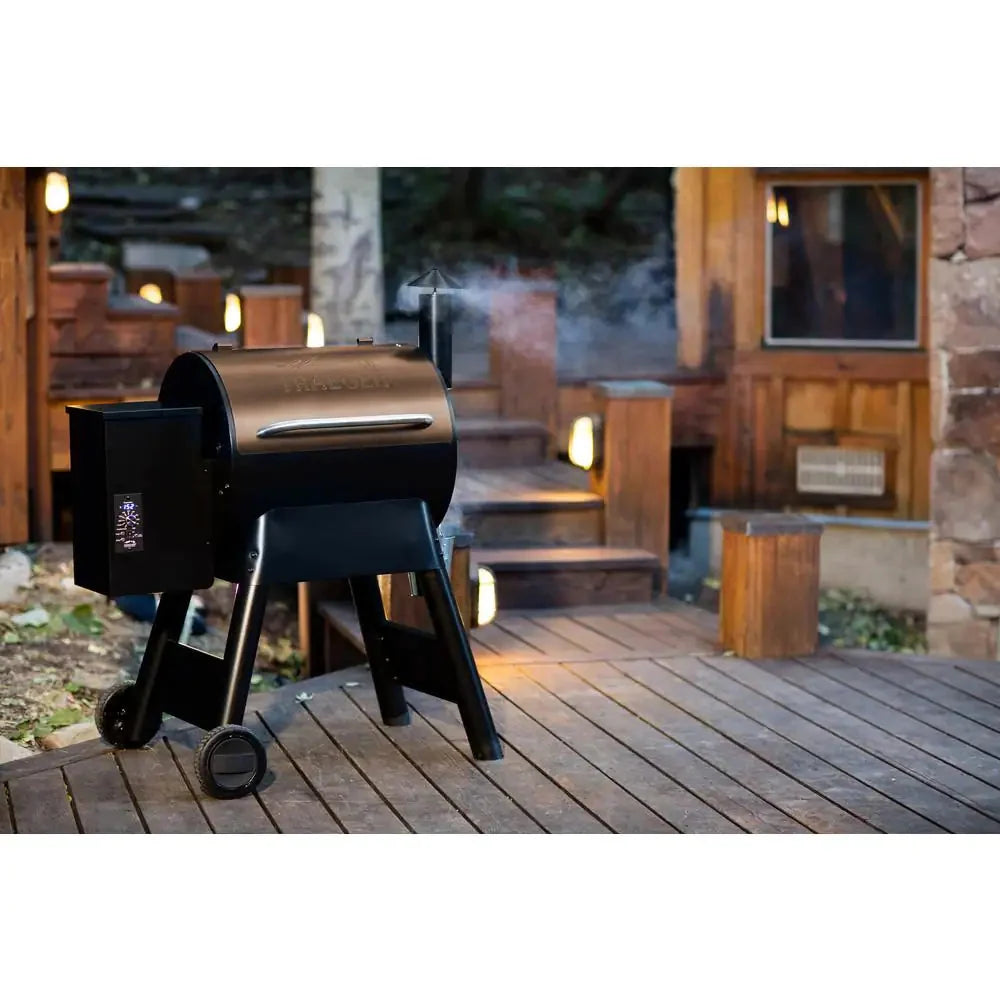 22-Inch Pellet Grill. Bronze
