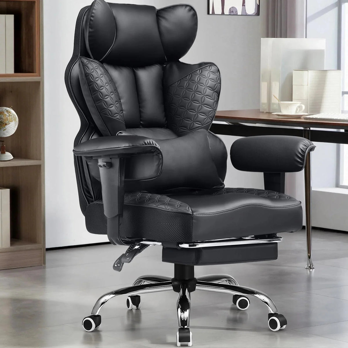 400 LBS Big and Tall Gaming Chair. Ergonomic High Back Computer Desk Chair for Gaming. Work and Home Office
