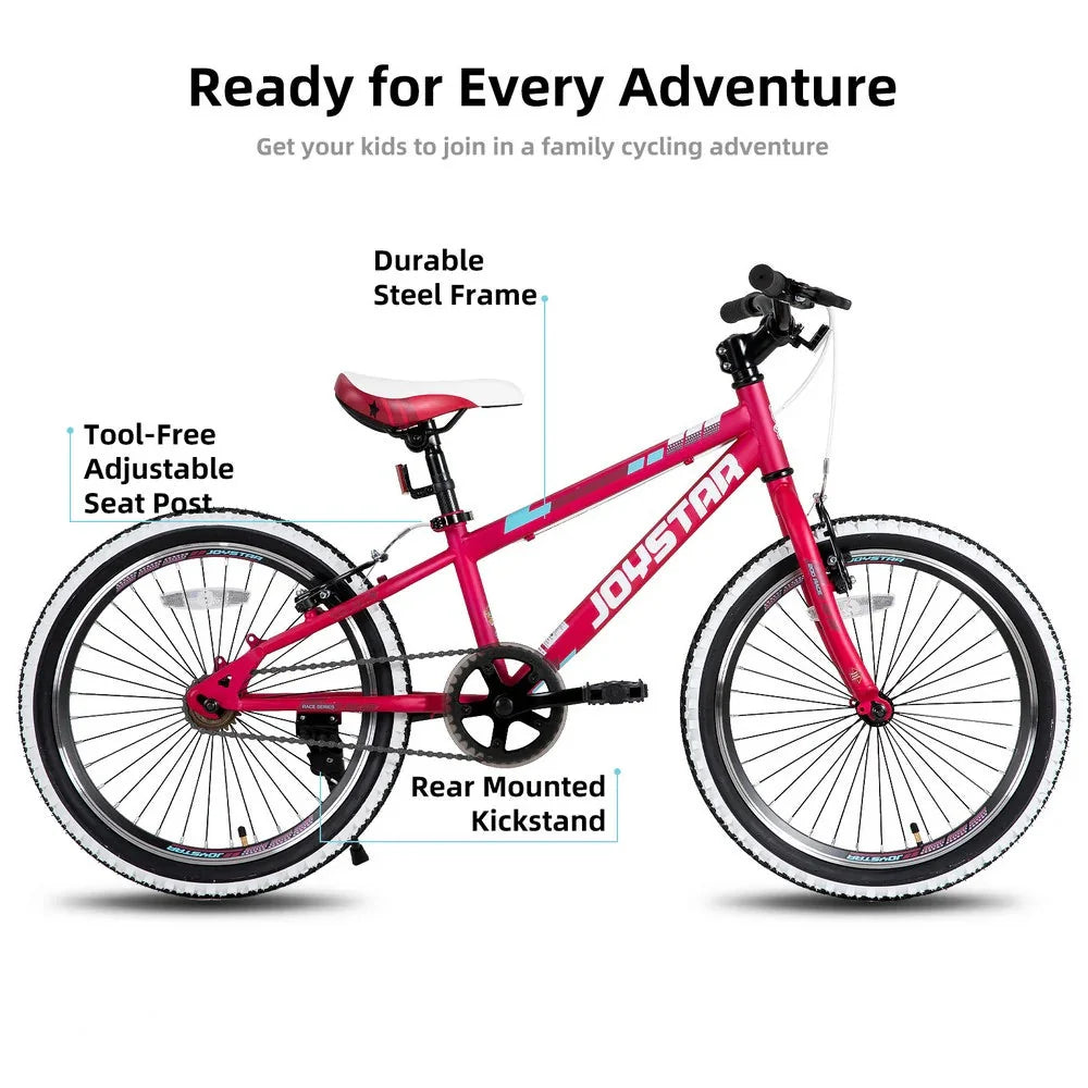 20-Inch/24-Inch Kids Mountain Bike. Single-Speed Bicycle